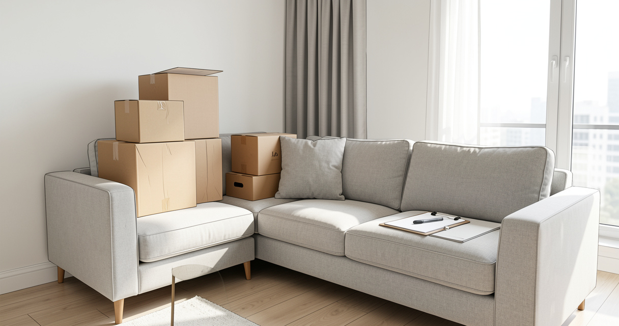 Moving boxes and checklist ready for a renters insurance comparison